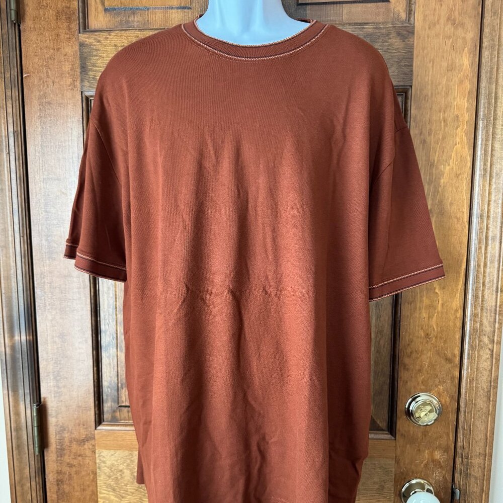 NWT Express Brown Short Sleeve Pullover X-Large